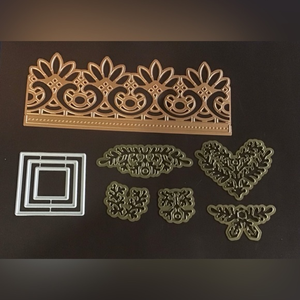 Bundle of dies‎ for card making and scrapbooking